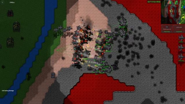 Фулл Аир На Two Sides  5 vs 4! | Rusted Warfare - RTS