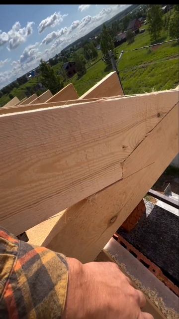 Опорная пятка #кровля #стропильнаясистема #стропила #к смотреть онлайн