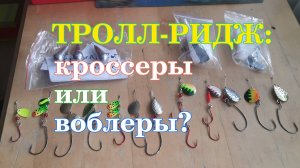 Троллридж: кроссеры или воблеры - что взять?