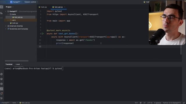 Как тестировать API на Python | Pytest + FastAPI смотреть онлайн