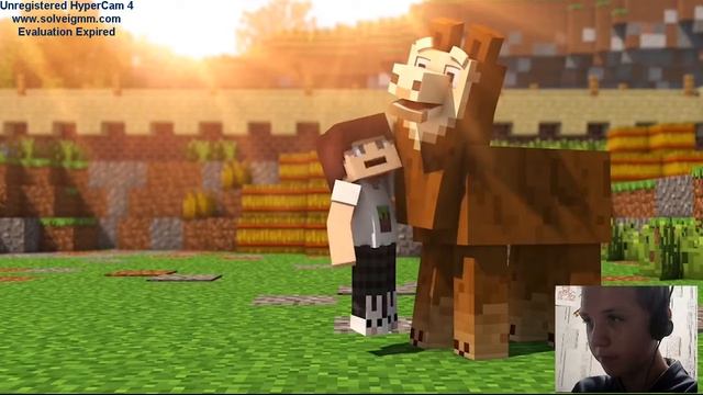 Реакция на смешной мультик про майнкрафт! #2