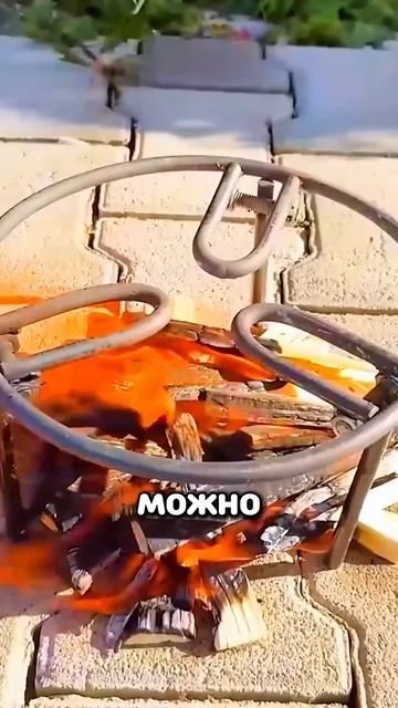 Мини-печь из метала. Как сделать походную печку #ремон? смотреть онлайн