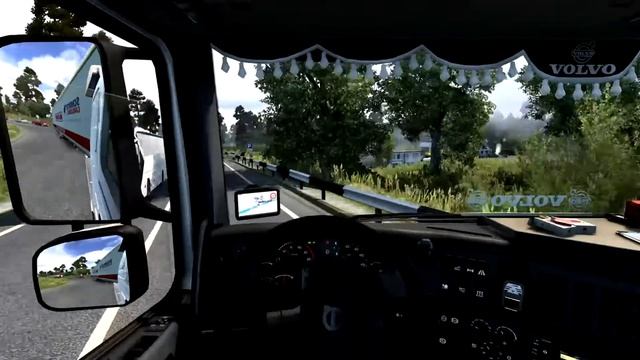 Euro Truck Simulator 2 v1.42 Суровая Россия R20 Конвой Дорога длинно смотреть онлайн