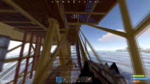 Как лутать большую нефтевышку в RUST?