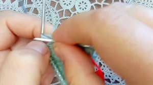 Как вязать пышный столбик (шишечка) спицами для МК котик батончик