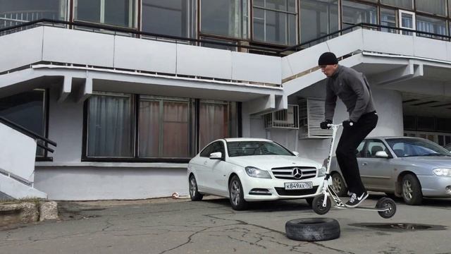 Трюки на диртовом самокате MGP XT