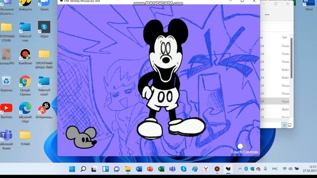 Страшилище!!! FNF Mickey Mouse test пасхалки (но без секретного ключа) смотреть онлайн