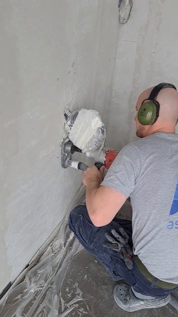 Ken 6110b в деле #подрозетники# алмазная дрель #электромон? смотреть онлайн