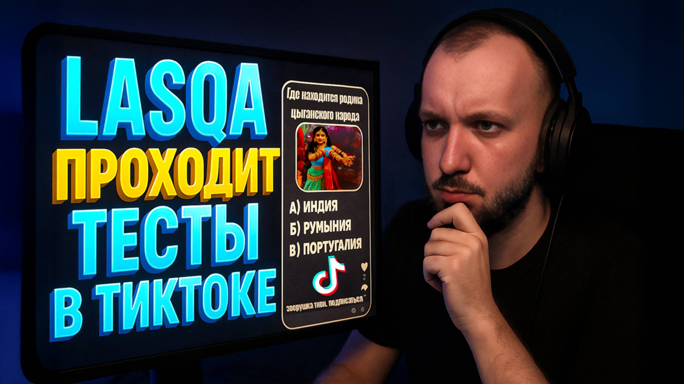 Lasqa проходит тесты в ТИКТОКЕ 🤓☝️