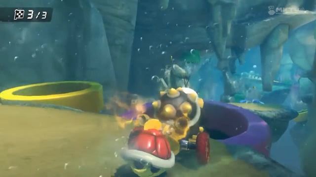 Mario Kart 8 - как правильно получать редшеллом по голове. смотреть онлайн