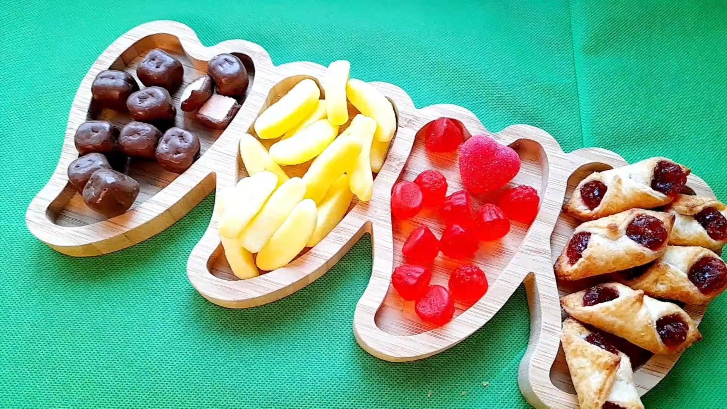 АСМР Шуршание . Раскладывание и распаковка конфет, печенья, шоколада.