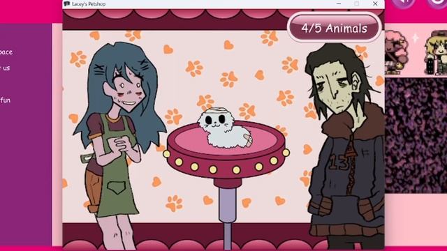 Играю в страшную флэш игру.. Lacey's Flash Games