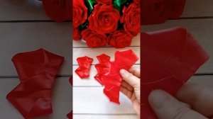 РОЗЫ из атласных лент. "DIY"  Satin ribbon ROSE🌹