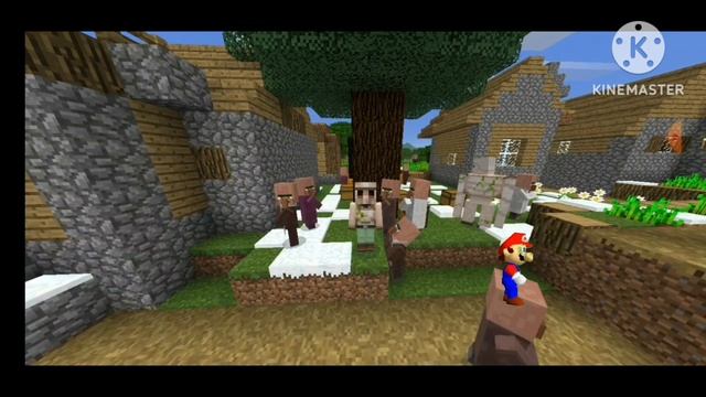 сегодня наступила Новый год крафстсман craftsman villager mario sm64