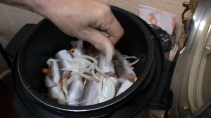 Диетический ЗАВТРАК ! Рыбка с овощами в СКОРОВАРКЕ !