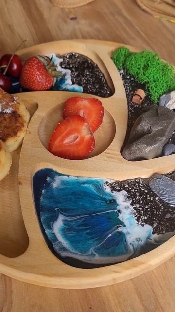 Менажница с эпоксидной смолой