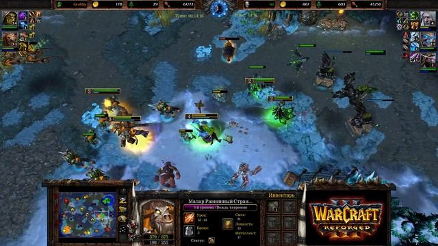 GRUBBY показывает как НУЖНО делать! Warcraft 3 Reforged