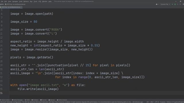 ASCII Арт из Изображения на Python! Легко и Быстро! Библиоте? смотреть онлайн