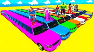 Мультяшные длинные машинки и водный мотоцикл с забавными стишками для детей мультики про машинки