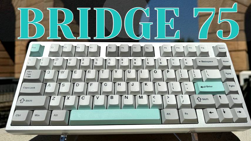 BRIDGE75 ЛУЧШЕ, ЧЕМ RAINY75?! Механическая клавиатура с быстросъёмным корпусом. Обзор Bridge75 смотреть онлайн