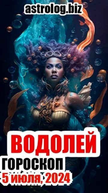 ВОДОЛЕЙ гороскоп на 5 июля, 2024 смотреть онлайн