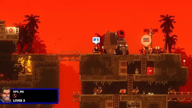 BROFORCE прохождение HARD 3 PS4