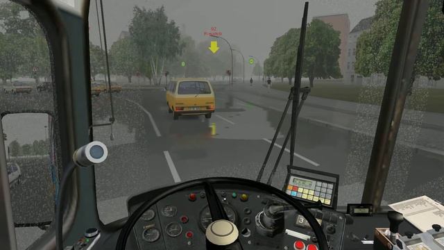 Omsi: The Bus Simulator • Прохождение • Часть №1 • Маршрут 92 • Б смотреть онлайн