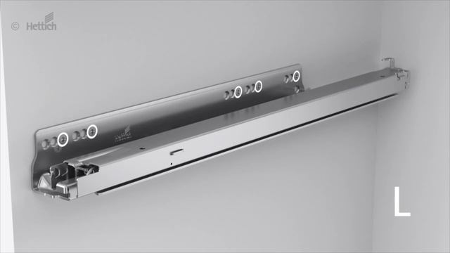 Монтаж выдвижного ящика HETTICH AvanTech YOU с боковинами INLAY смотреть онлайн