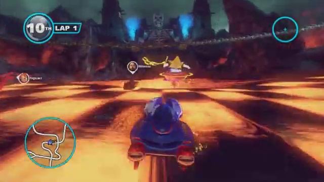 Sonic & All Stars Racing Transformered (Гонка) за соника.