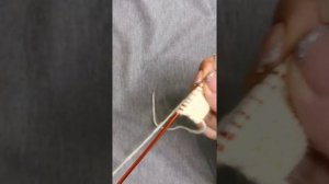 Провязывание двойной петли в лицевом ряду  (ДП.лиц) и в