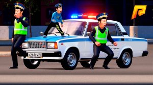 ЗАБИЛИ НА СТРЕСС И ВЕРНУЛИСЬ В ПОЛИЦИЮ на РАДМИР РП (HASSLE ONLINE)