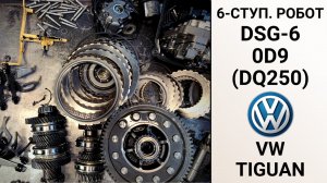 Ремонт 6-ступ. робота 0D9 (DSG6, DQ250) VW Tiguan.