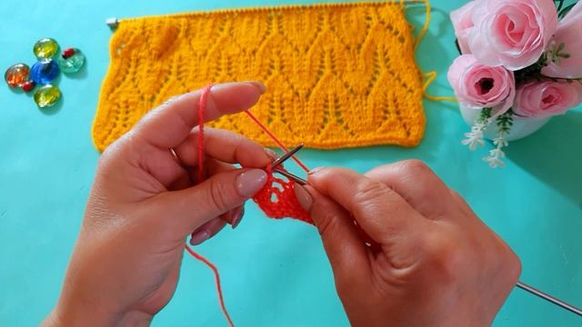 Учимся вязать узор 