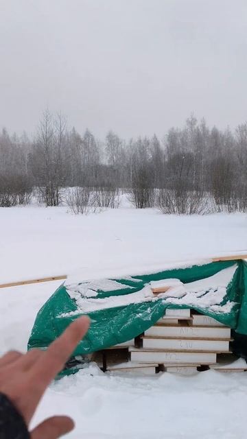 Вид из окна, один строю сип дом #своядача #строимдом #си смотреть онлайн