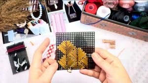 Вопросик__ Нужны или нет видео уроки _ Авторские Узоры на канве ленточным шнуром . #обзор