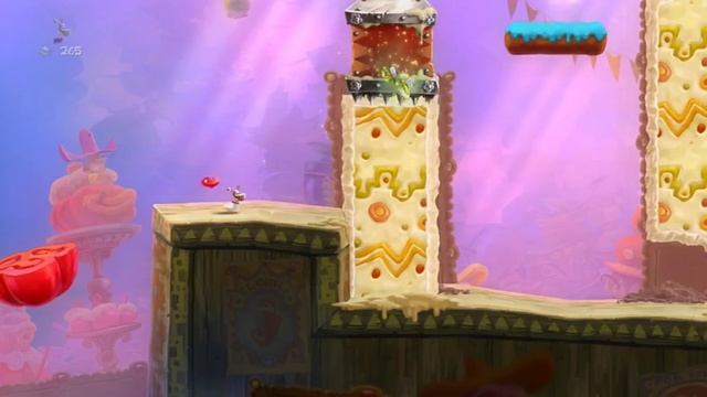 Rayman Legends 100% прохождение. Уровень 3-1. Скелетики
