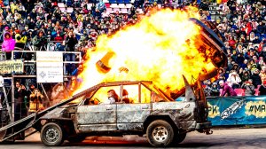 Шоу каскадёров. Часть-2.