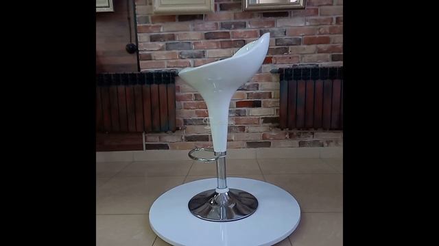 Барный стул Barneo N-7 белый глянец (Арт. 94772) смотреть онлайн