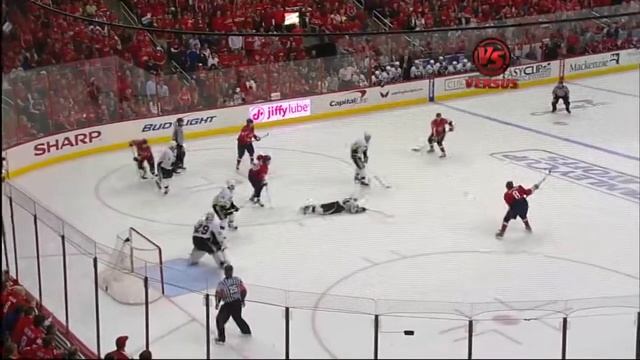 Первый хет-трик Овечкина в плейофф 2009