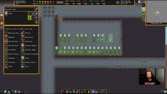 [Україномовний контент] Dwarf Fortress #11 Додатковий гуртожиток. Захист від злодіїв.