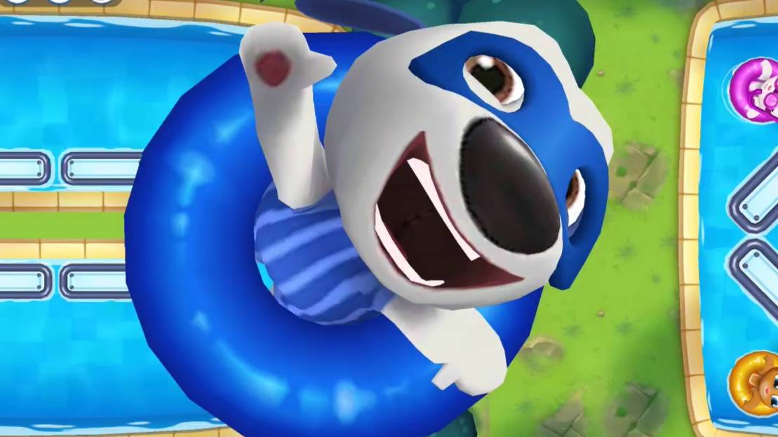 Аквапарк говорящего Тома Talking Tom Pool, уровень 261 | Детские мультики смотреть онлайн