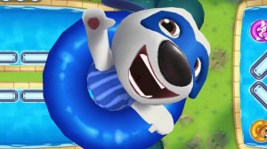 Аквапарк говорящего Тома Talking Tom Pool, уровень 261 | Детские мультики