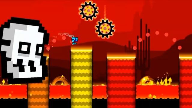 Полное прохождение уровня Press Start! все монеты [all coins] geome смотреть онлайн