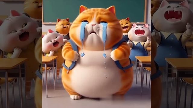 Грустная кошка плачет 😿💔 | Котики, котята, мяу! #коте? смотреть онлайн