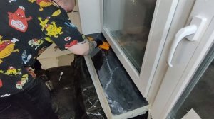 Подоконники из эпоксидной смолы под камень/Stone coat window s