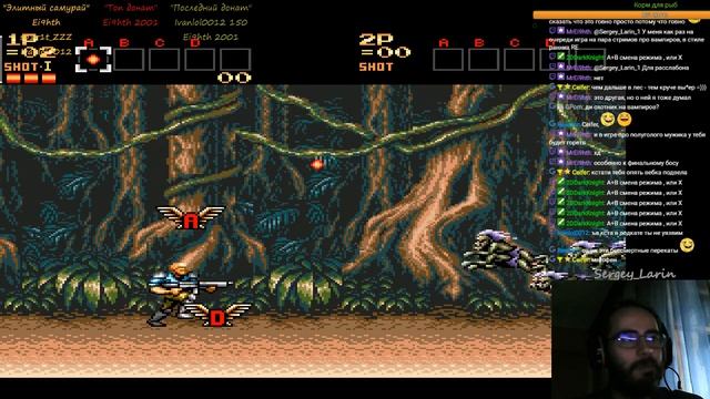 Полное прохождение Contra hard corps Играем за всех