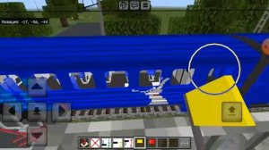 😱поезд сашёл с рельс на жд переезде в майнкрафт пе