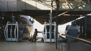 Модернизация канатной дороги «Нижний Новгород – Бор», апрель 2025