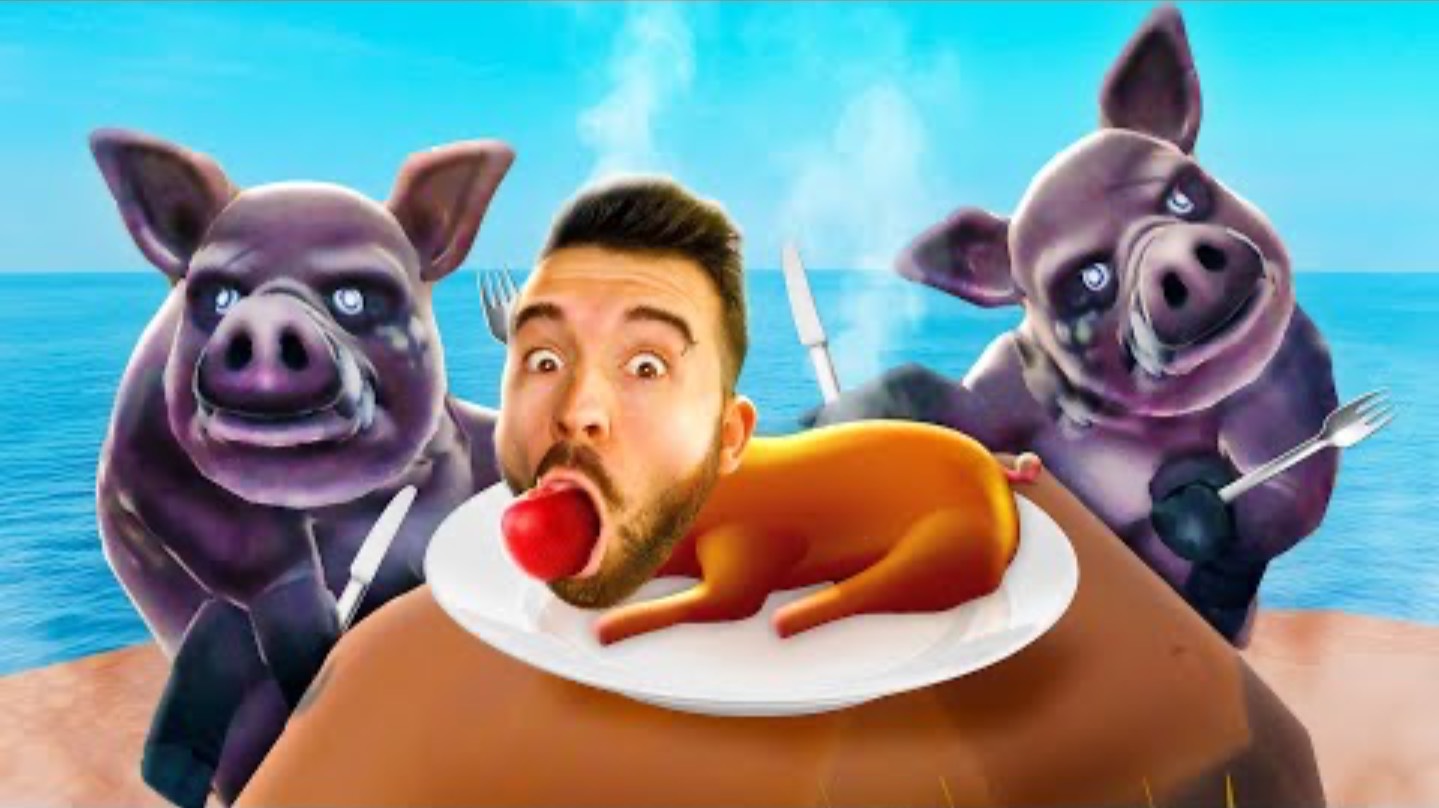 ИДУ НА КОРМ СВИНЬЯМ