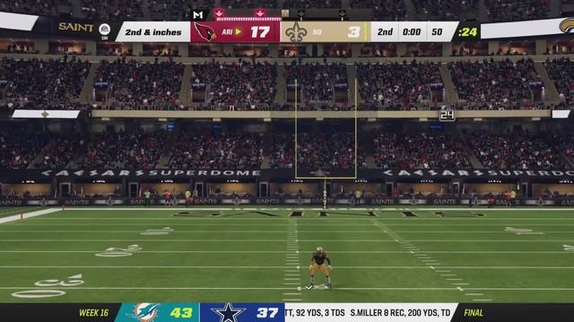 Madden NFL 23/Режим франшизы/Arizona Cardinals/Второй сезон-Week 16 смотреть онлайн